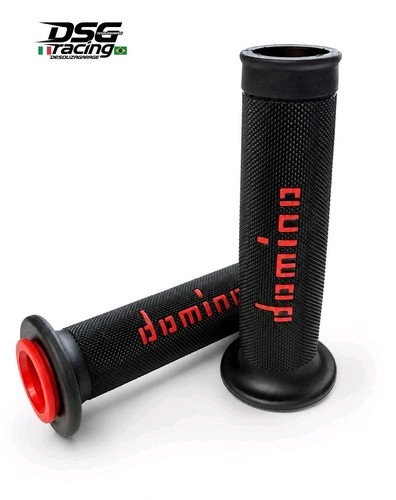 Manopole domino replica nero - manopole,