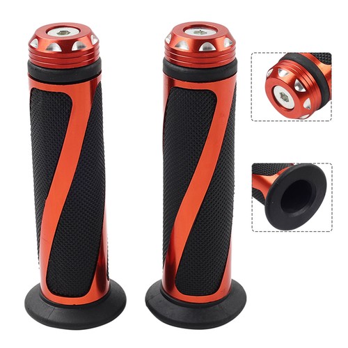 Maniglie moto arancione - arancione, 7/8"